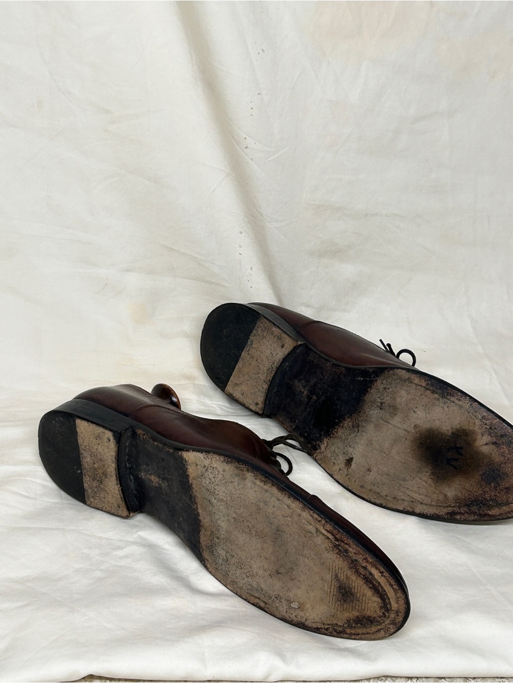 To Boot New York Adam Derrick Brown Leather Cap Toe Oxford Dress Shoes 9.5 - Picture 6 of 10